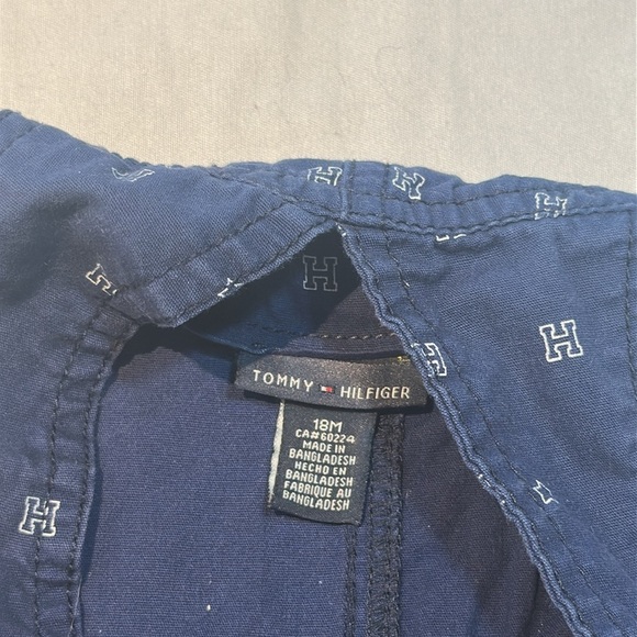 Tommy Hilfiger Blue Overalls with Nautical Pattern - Picture 2 of 3